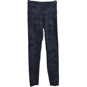 Lululemon Wunder Train HR Cropped Leggings Yoga Incognito‎ Camo Grey Size 4